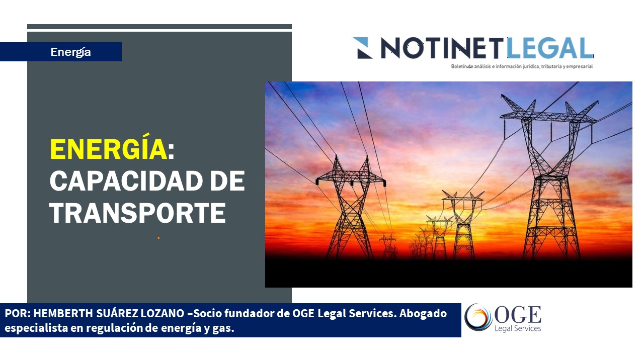 Energía: Capacidad de transporte