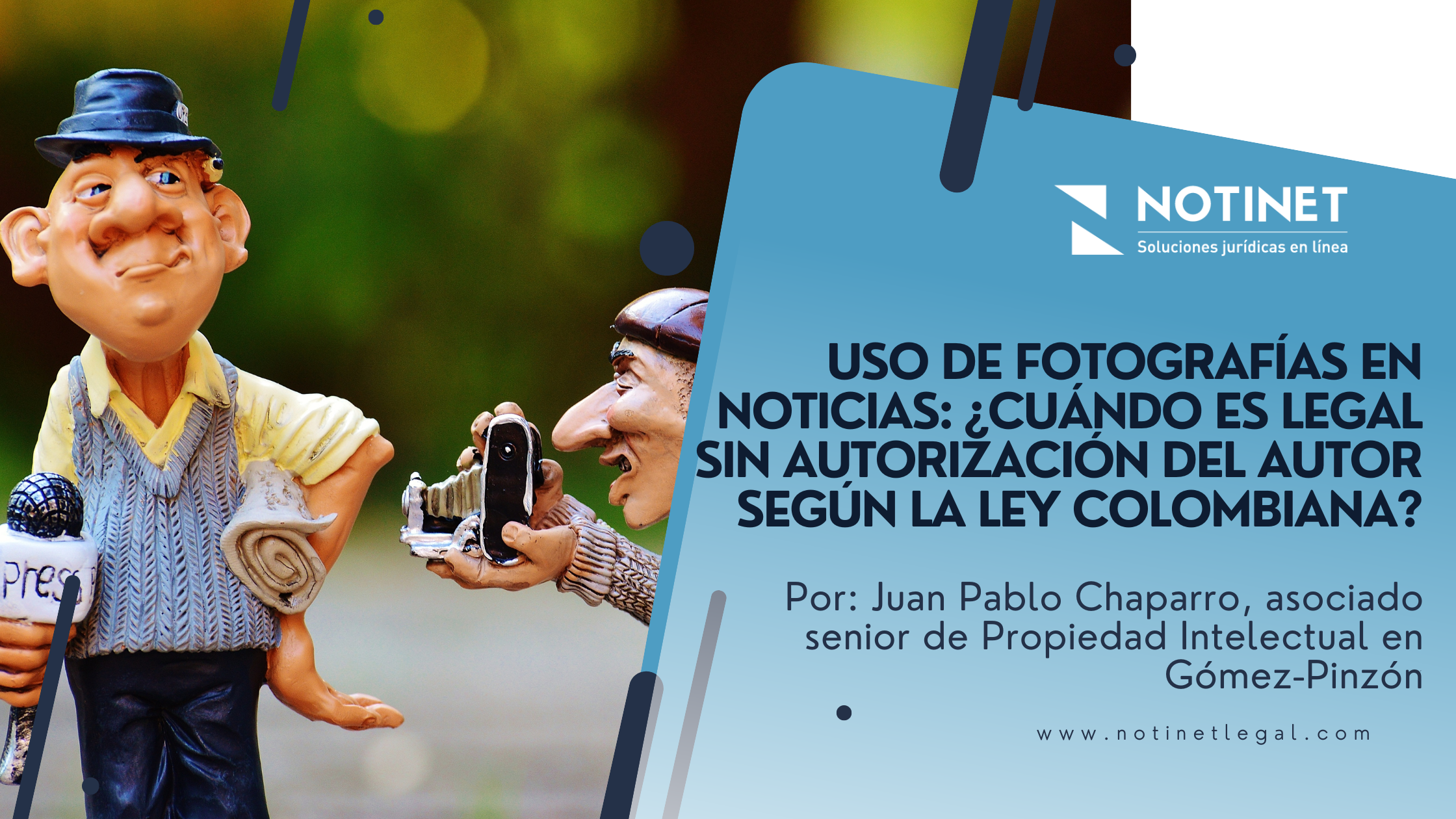 Uso de fotografías en noticias: ¿Cuándo es legal sin autorización del autor según la ley colombiana?