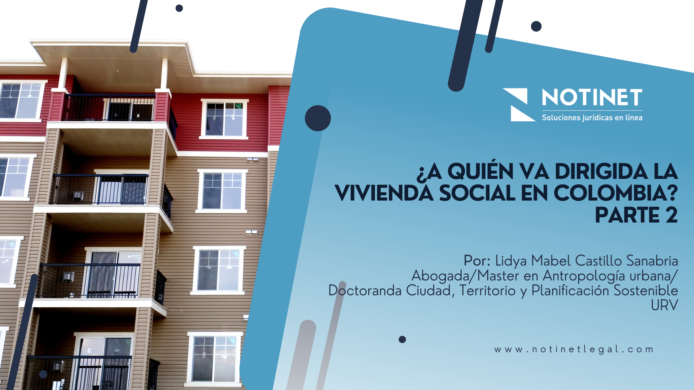 ¿A quién va dirigida la vivienda social en Colombia?