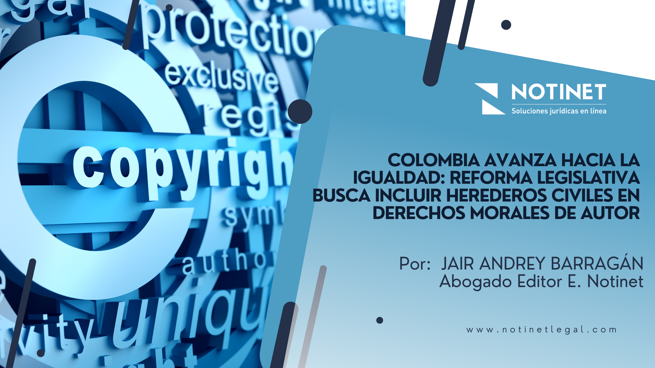 Colombia avanza hacia la igualdad: reforma legislativa busca incluir herederos civiles en derechos morales de autor